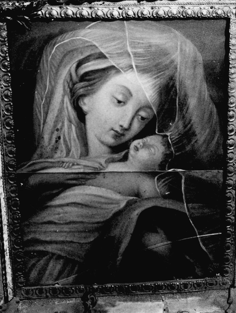 Madonna con Bambino (dipinto, opera isolata) - ambito ligure-piemontese (fine sec. XVIII)