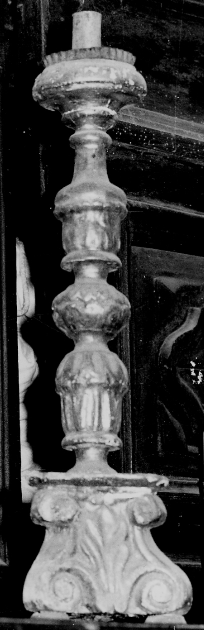 candeliere, serie - bottega piemontese (sec. XVII)