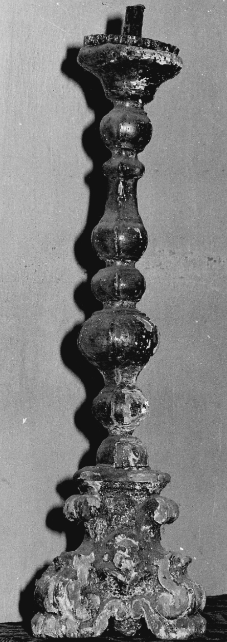 candeliere, coppia - bottega piemontese (sec. XVIII)