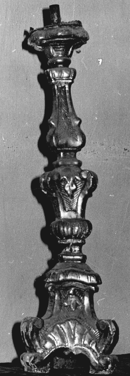 candeliere, coppia - bottega piemontese (sec. XVIII)