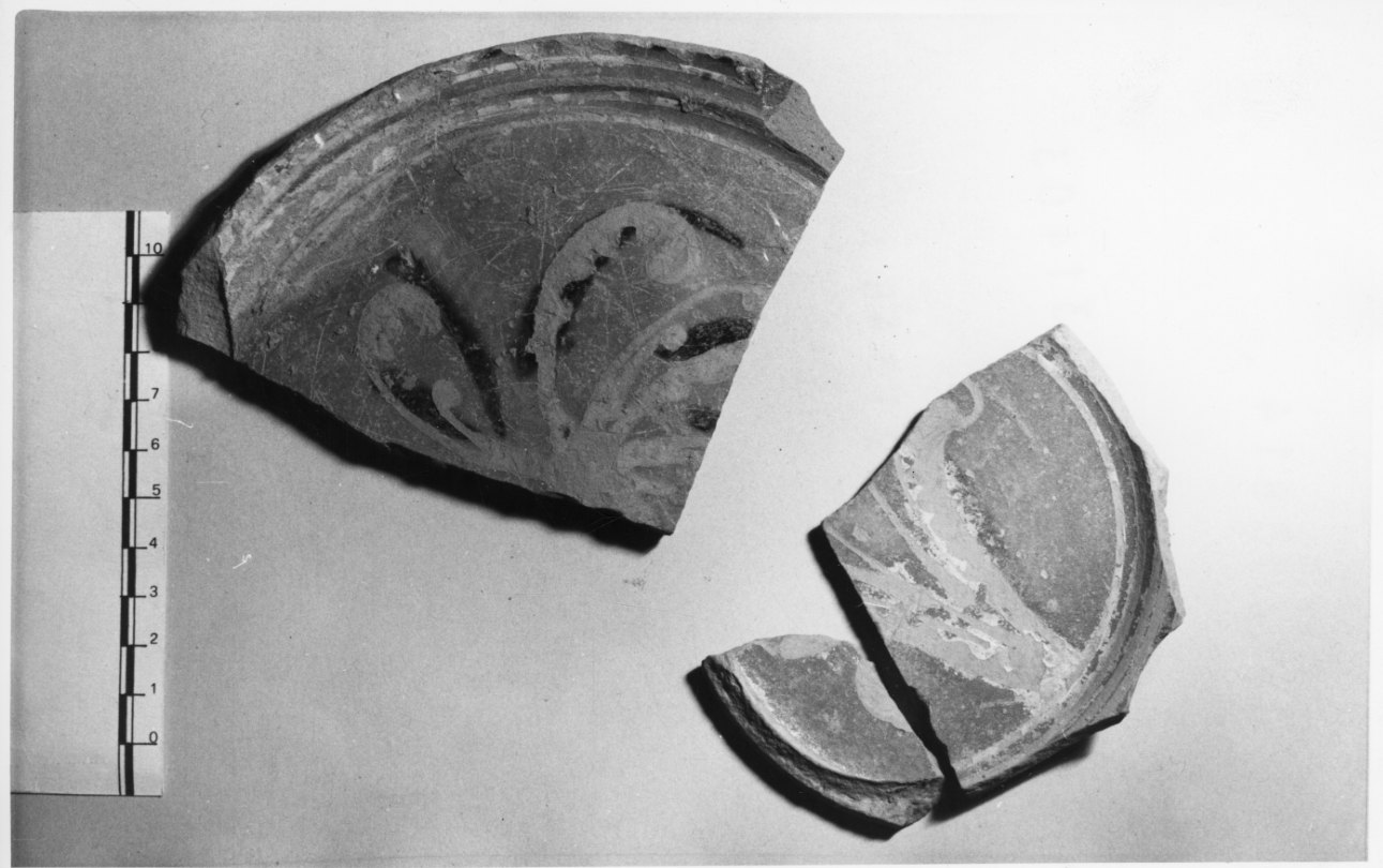 piatto, frammento - bottega Italia settentrionale (sec. XVIII)