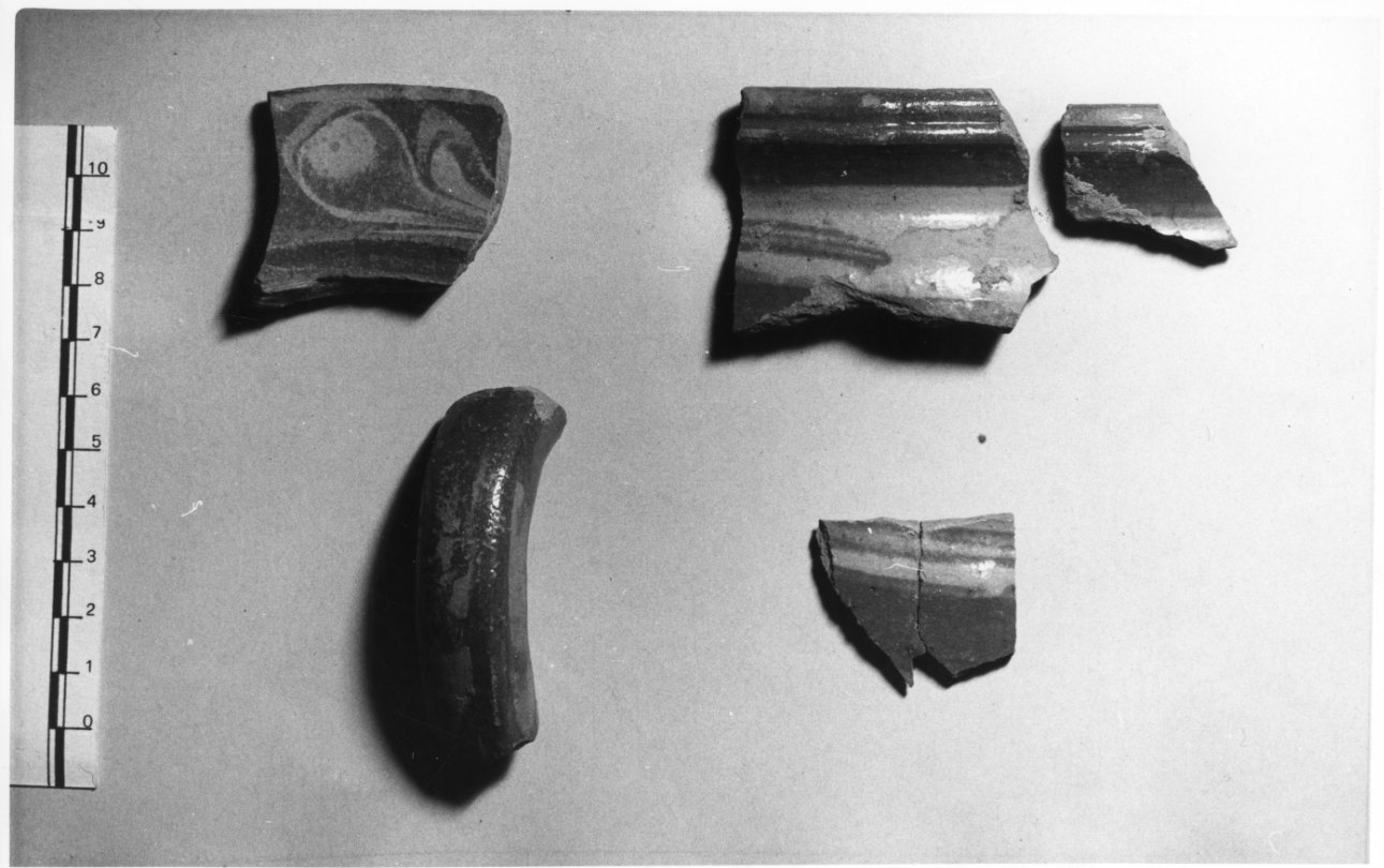 piatto, frammento - bottega Italia settentrionale (sec. XVIII)