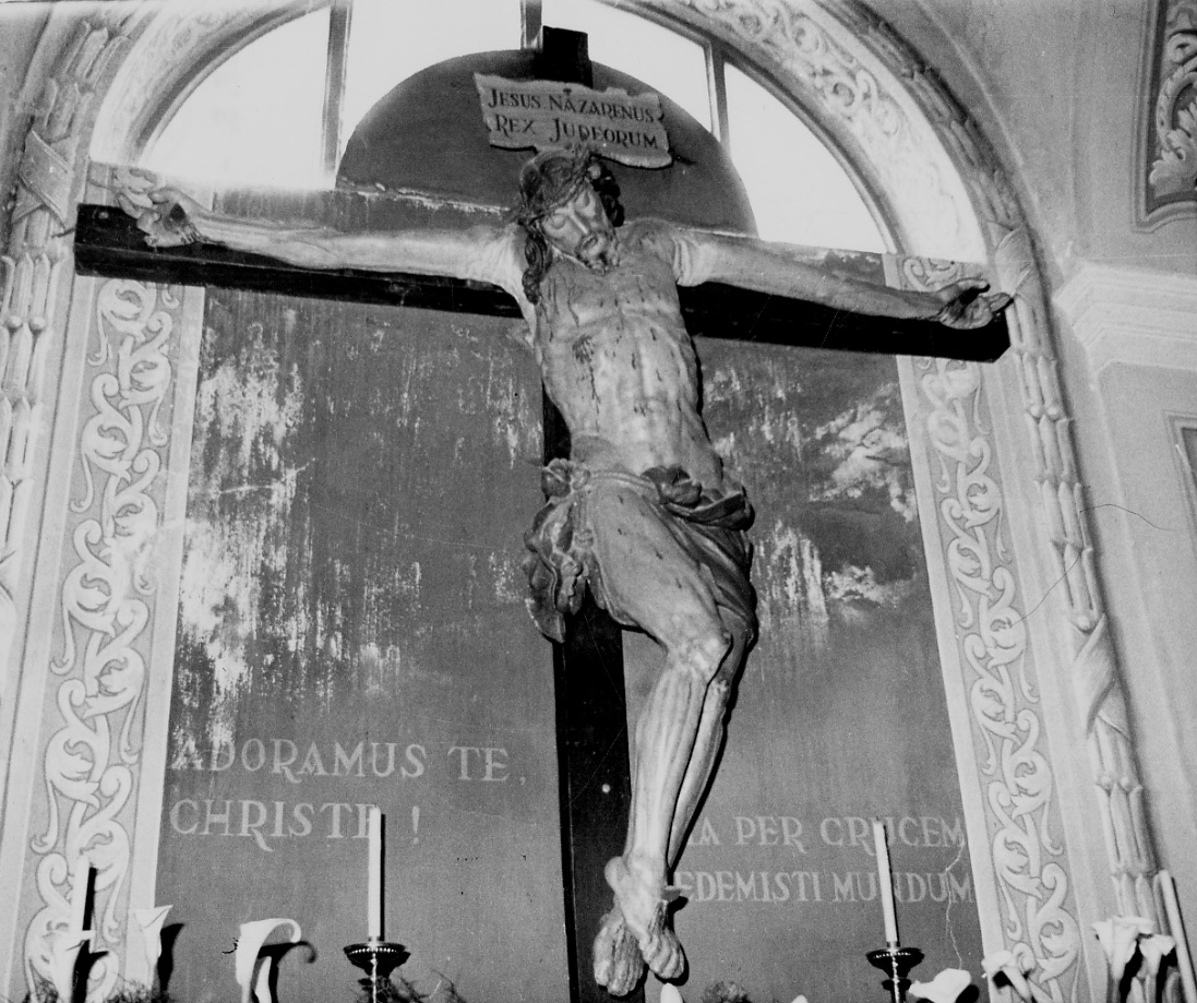 Cristo crocifisso (statua, opera isolata) - bottega piemontese (sec. XVIII)