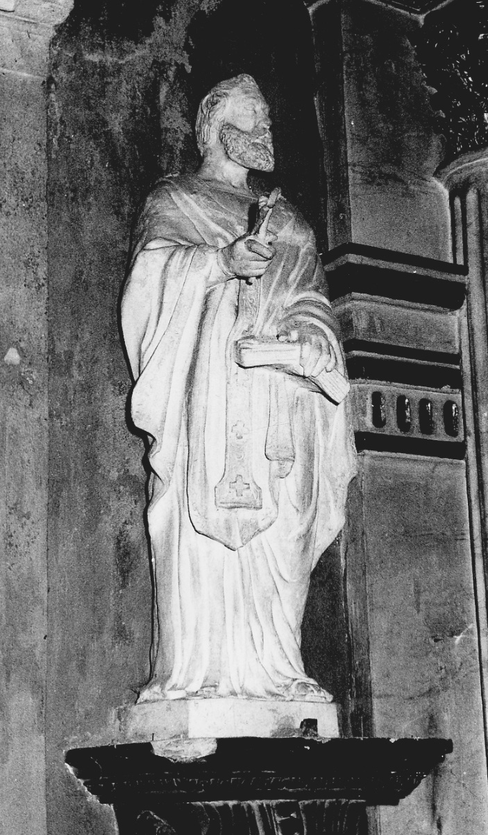 San Pietro (statua, pendant) - bottega piemontese (fine sec. XIX)