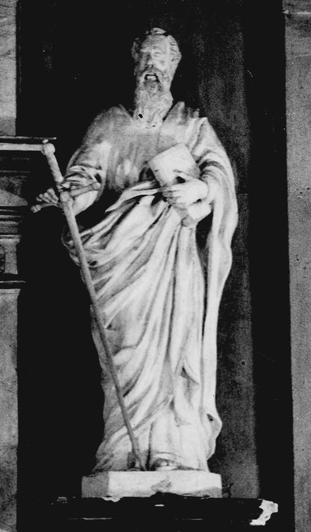 San Paolo (statua, pendant) - bottega piemontese (fine sec. XIX)