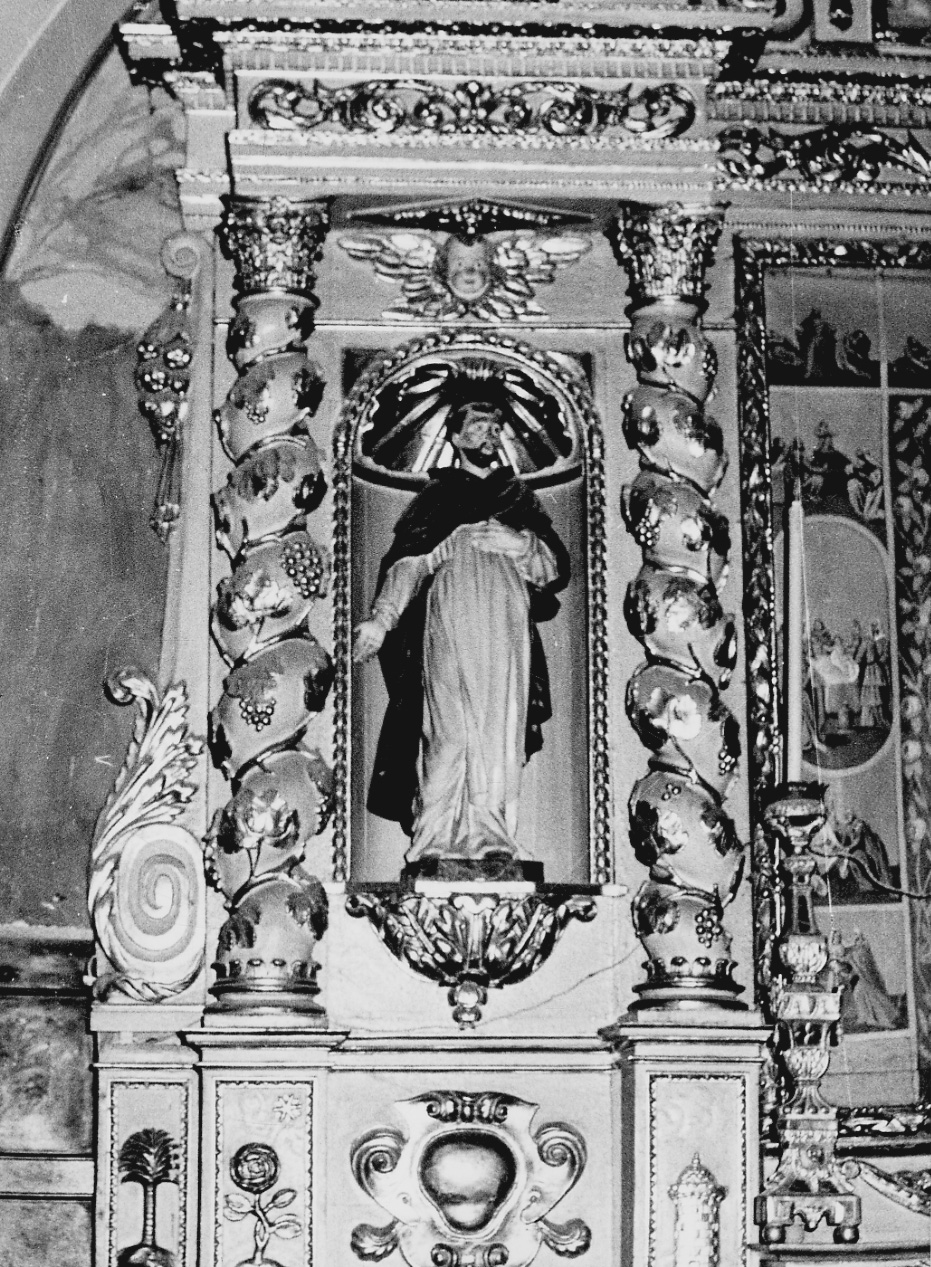 San Domenico (statua, elemento d'insieme) - bottega piemontese (fine sec. XVIII)