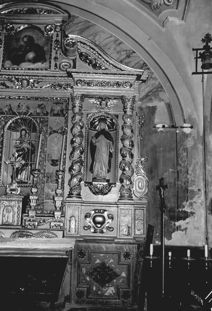 Santa Teresa (statua, elemento d'insieme) - bottega piemontese (fine sec. XVIII)