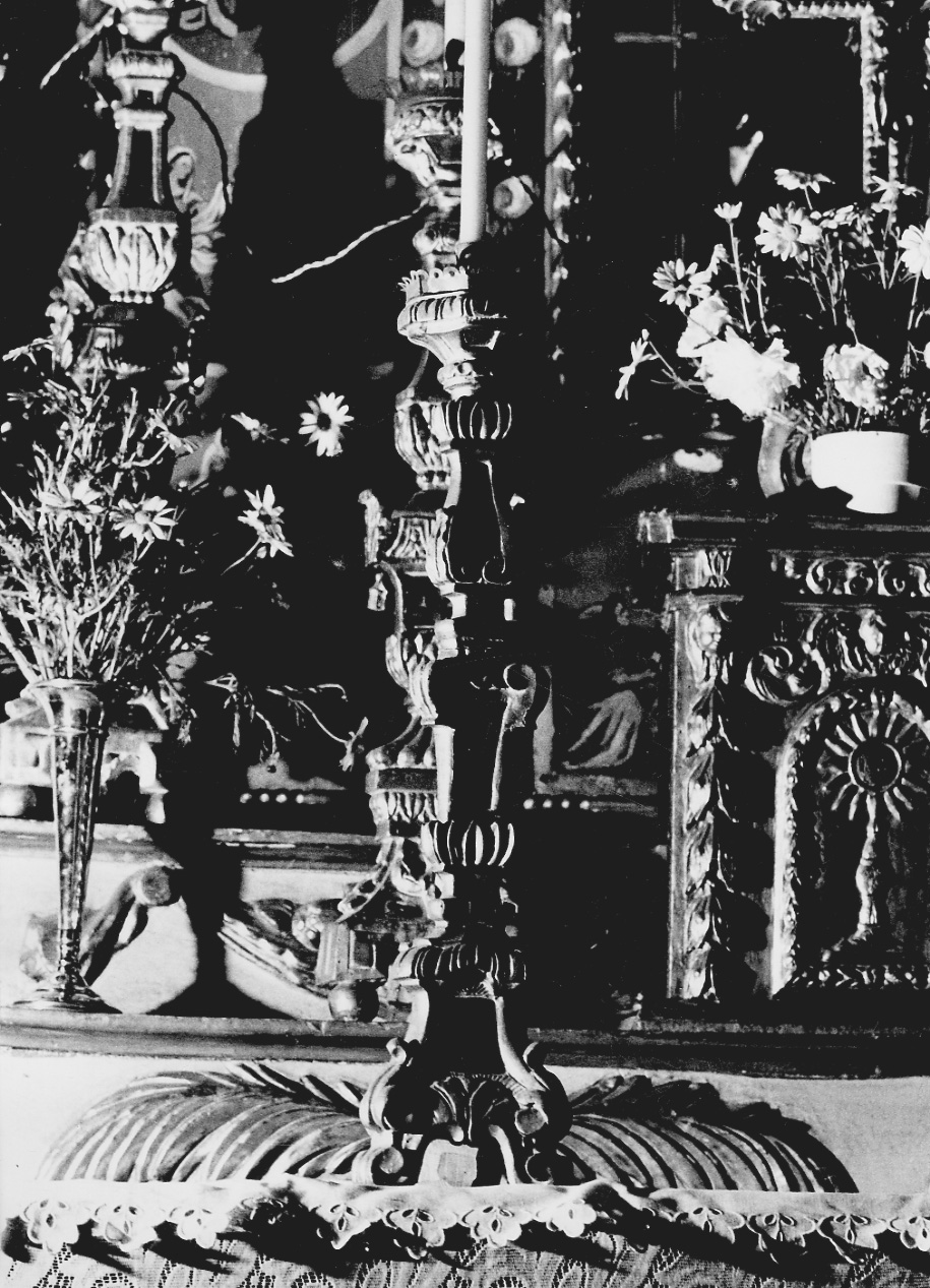 candeliere, serie - bottega piemontese (sec. XIX)