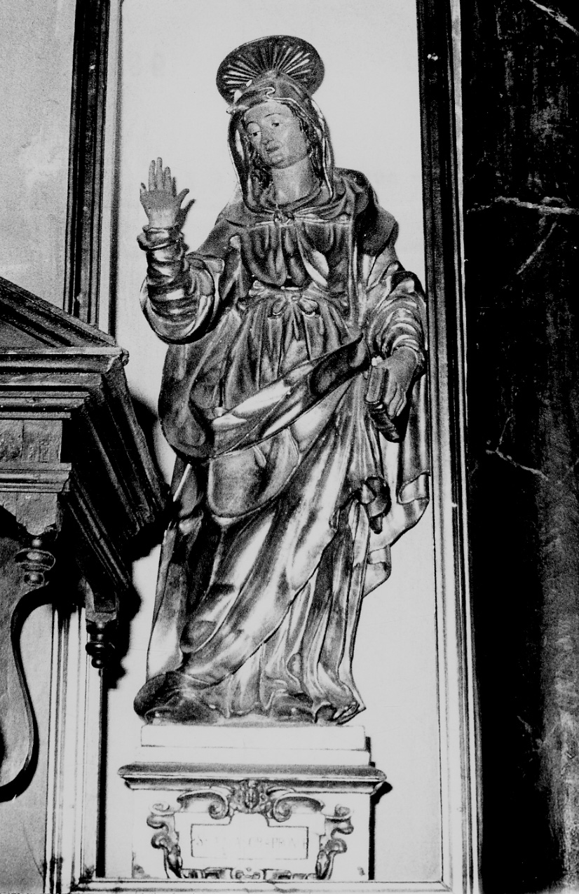 Sant'Anna (statua, opera isolata) - bottega piemontese (sec. XVIII)