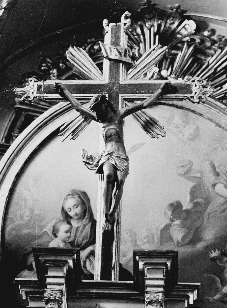 Cristo crocifisso (crocifisso, opera isolata) - bottega piemontese (metà sec. XVIII)