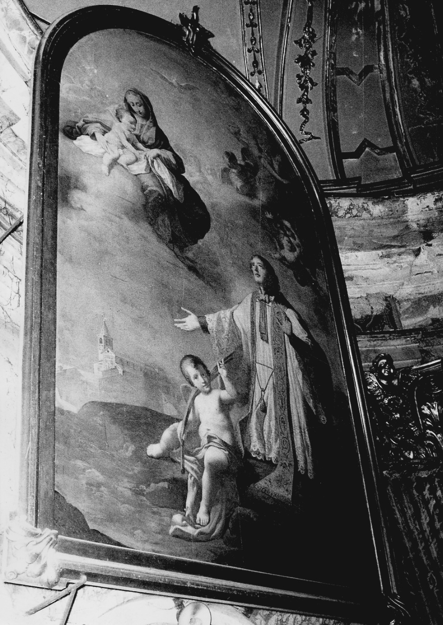 Madonna con Bambino e Sant'Antonino (dipinto, opera isolata) di Piola Giuseppe (attribuito) (metà sec. XIX)