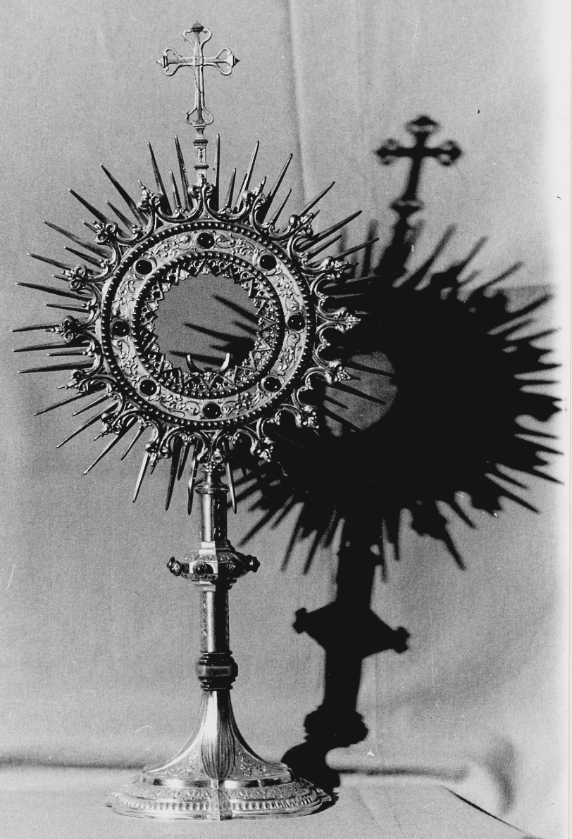 ostensorio - a raggiera, opera isolata - bottega piemontese (fine sec. XIX)