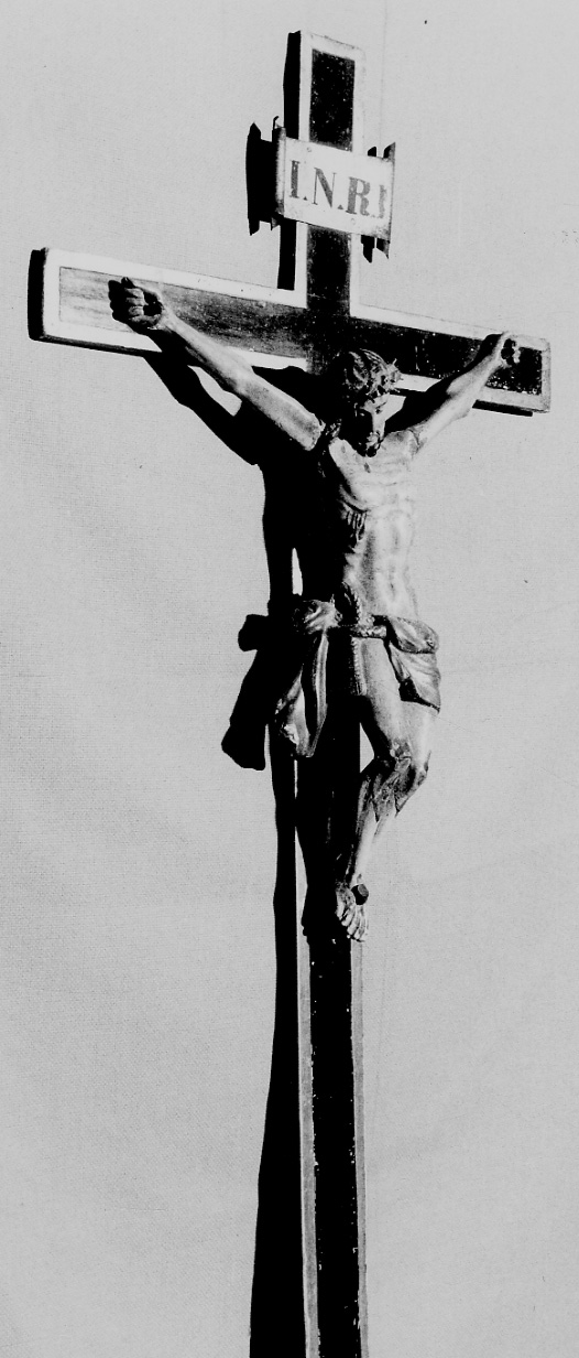 Cristo crocifisso (crocifisso, opera isolata) di Donda Giuseppe (terzo quarto sec. XVIII)
