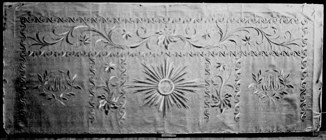 paliotto, elemento d'insieme - manifattura torinese (metà sec. XVIII)