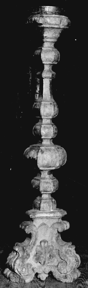 candeliere, serie - bottega cuneese (sec. XVIII)