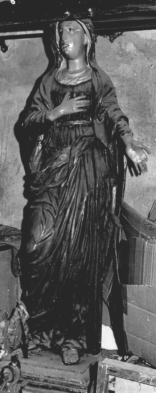 Madonna (statua, opera isolata) - bottega piemontese (seconda metà sec. XVIII)