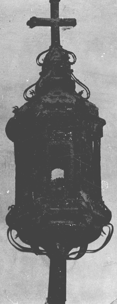 lanterna processionale, serie di Rasella Fratelli (attribuito) (sec. XVIII)