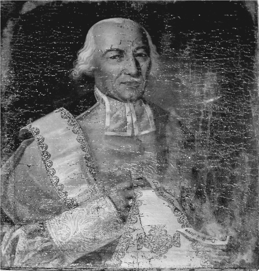 vescovo (dipinto, opera isolata) - ambito piemontese (sec. XVIII)