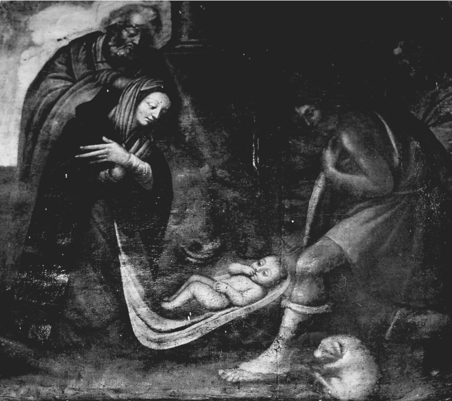 adorazione dei pastori (dipinto, opera isolata) - ambito piemontese (sec. XVII)