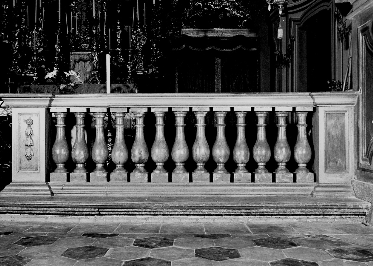 balaustrata, opera isolata - bottega piemontese (metà sec. XVIII)