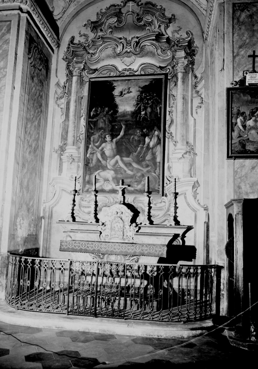 cancellata di cappella, opera isolata - bottega piemontese (inizio sec. XIX)