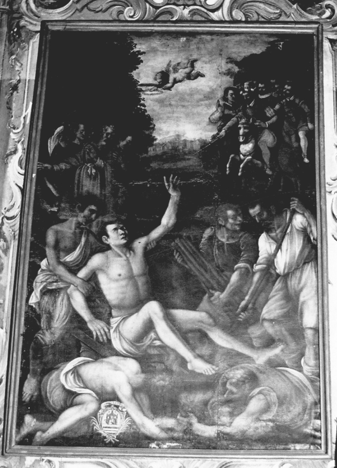 martirio di San Lorenzo (dipinto, opera isolata) - ambito piemontese (prima metà sec. XVII)