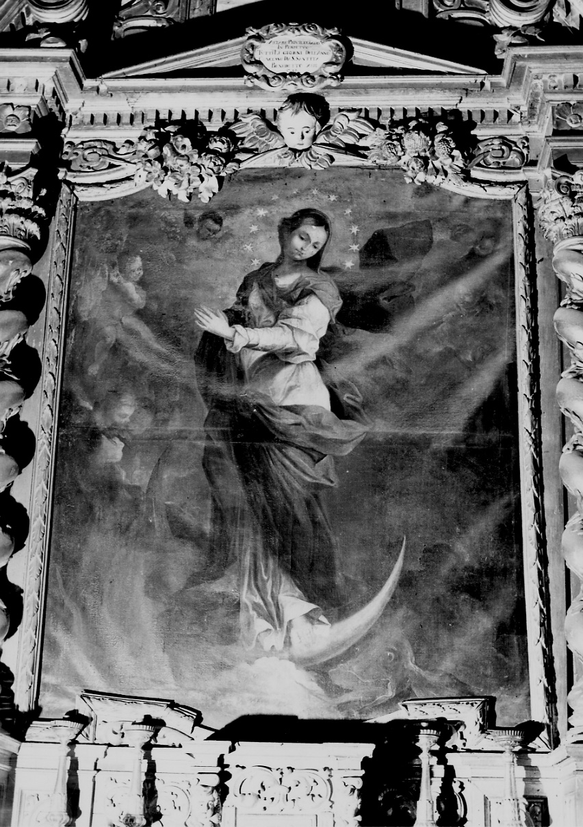 Madonna Immacolata (pala d'altare, opera isolata) - ambito piemontese (prima metà sec. XVII)