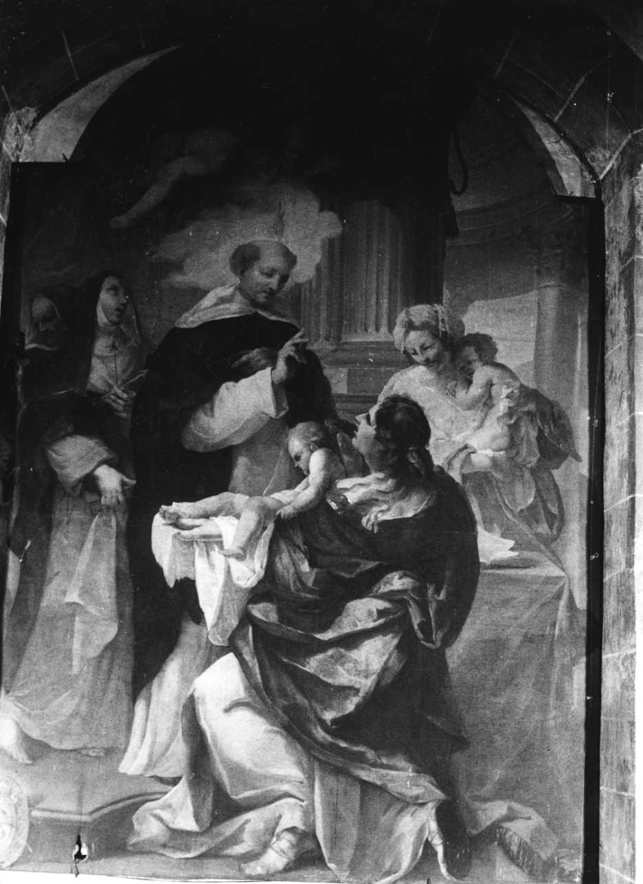 San Vincenzo Ferrer riporta alla vita un bambino (dipinto, opera isolata) di Barbetti Giuseppe Domenico (secondo quarto sec. XVIII)