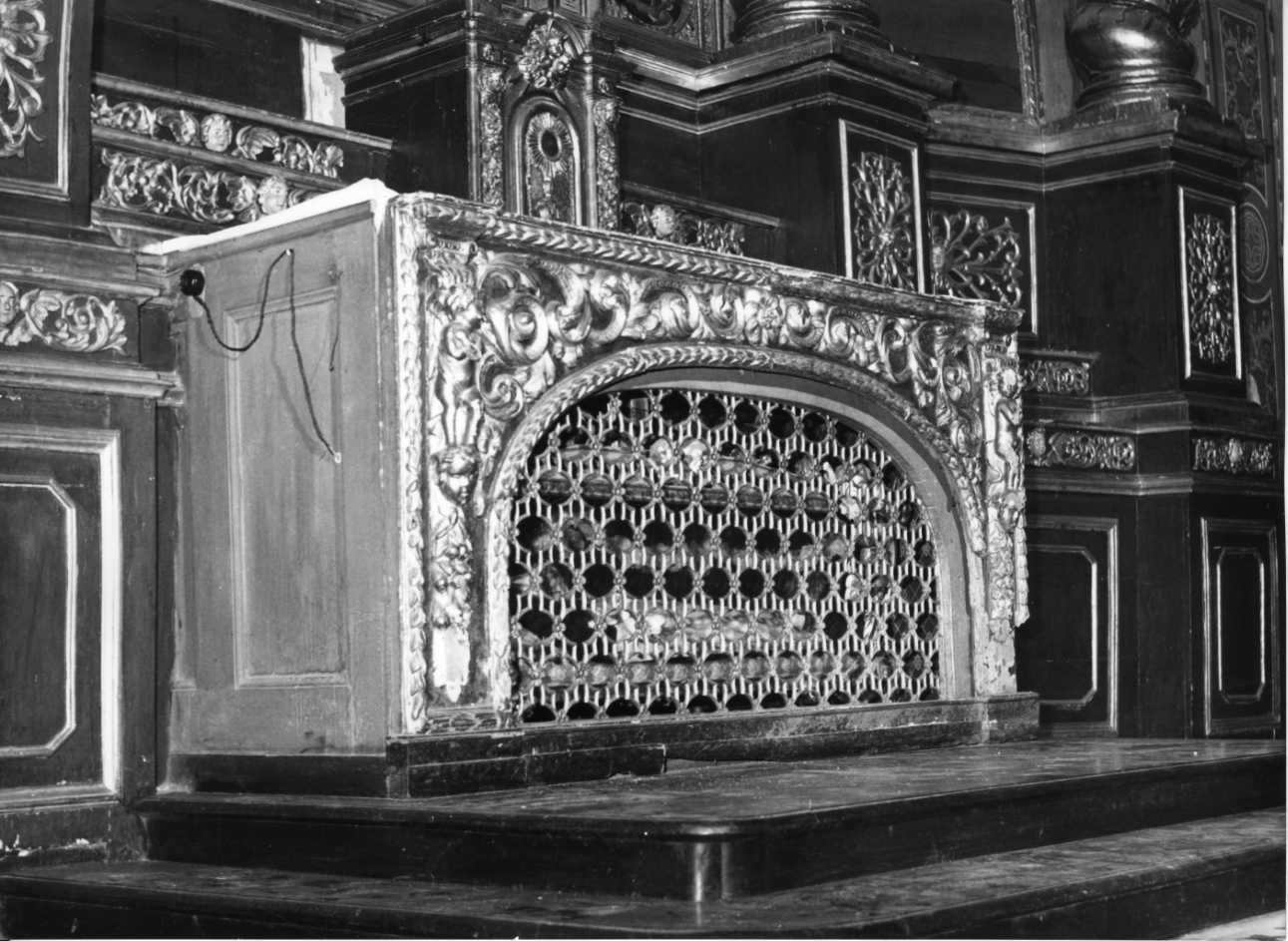 altare - a mensa, insieme di Botto fratelli (terzo quarto sec. XVII)