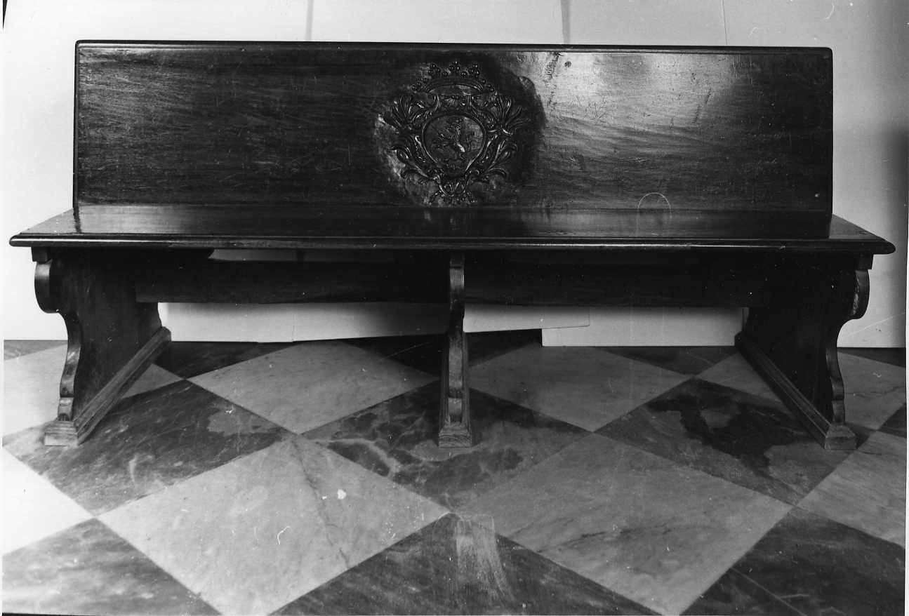 banco da chiesa, opera isolata - bottega piemontese (secondo quarto sec. XVIII)