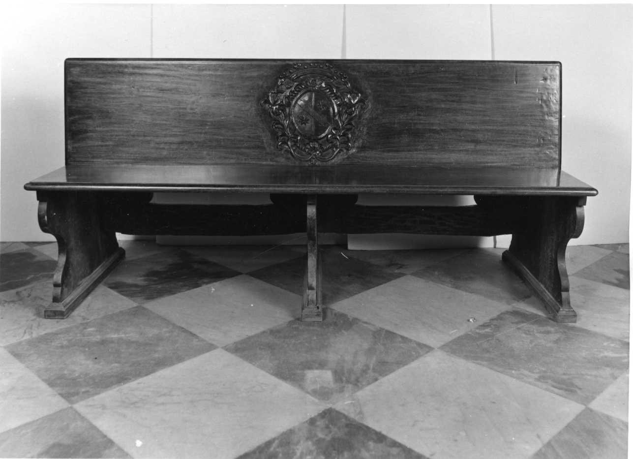 banco da chiesa, opera isolata - bottega piemontese (secondo quarto sec. XVIII)