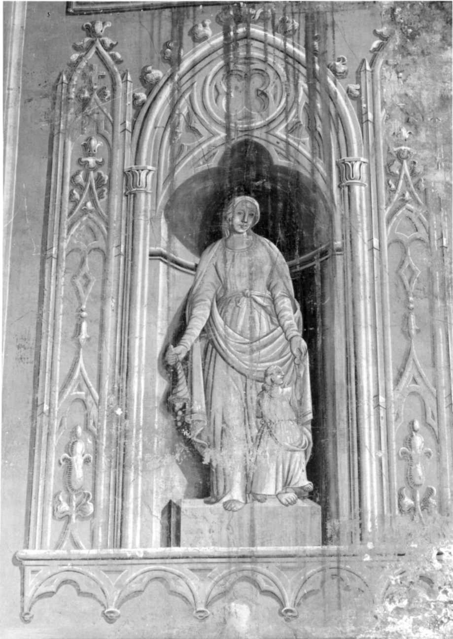 Carità (dipinto, elemento d'insieme) di Gauteri Francesco (metà sec. XIX)