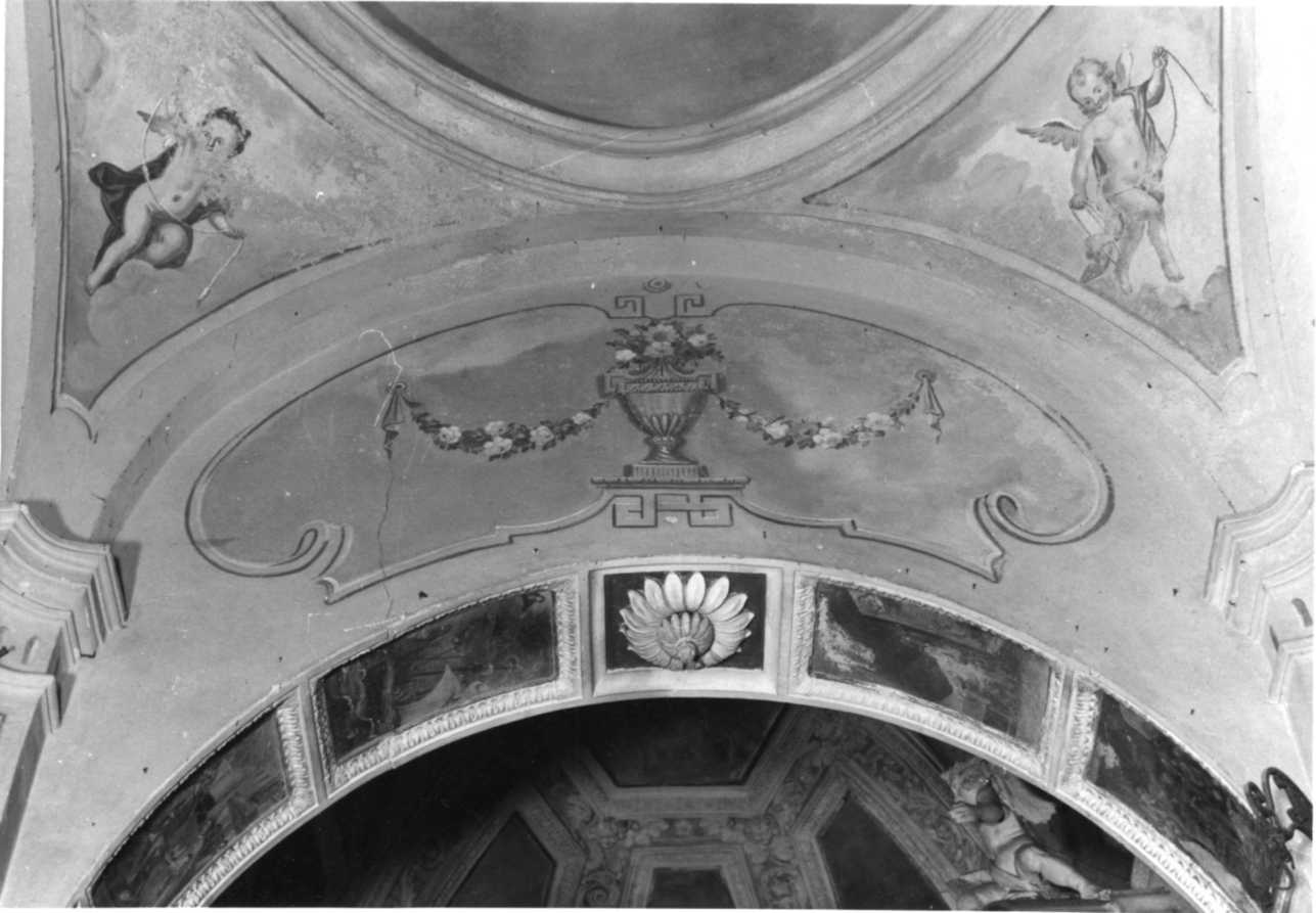 angelo con turibolo (dipinto, serie) - ambito piemontese (fine sec. XVIII)