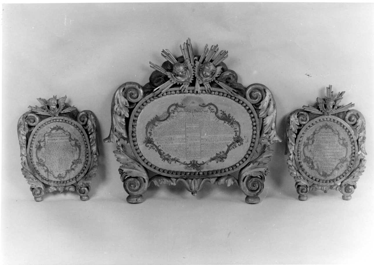 servizio di cartagloria, insieme - bottega piemontese (terzo quarto sec. XVIII)