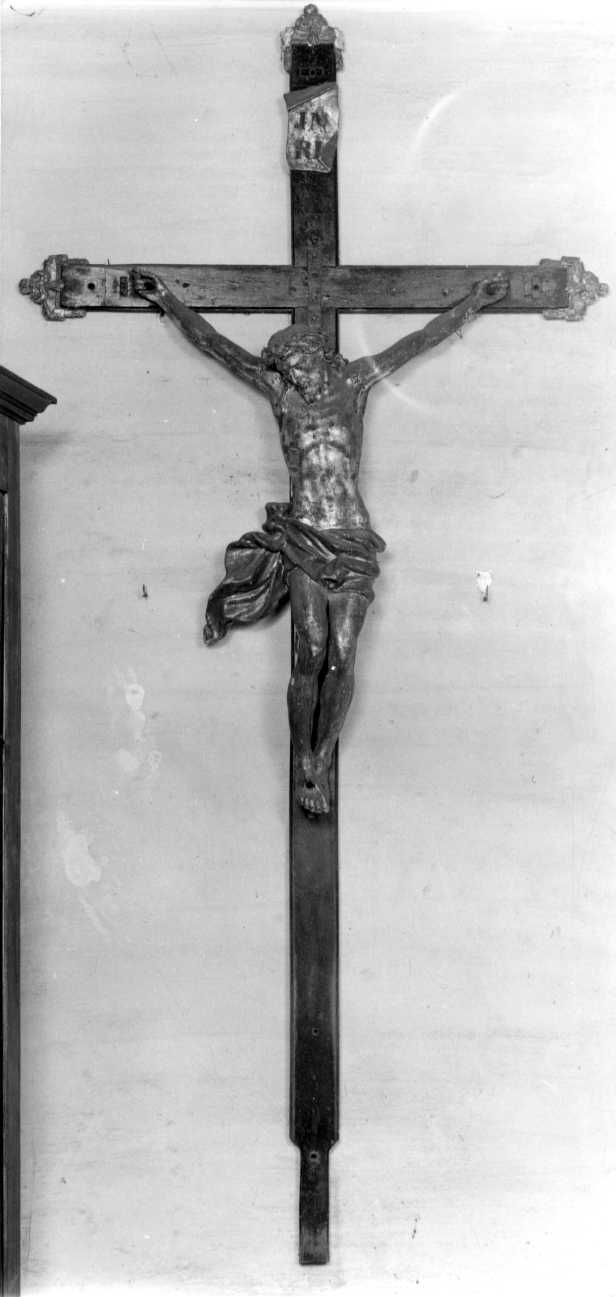 Cristo crocifisso (crocifisso, opera isolata) - bottega piemontese (sec. XVIII)