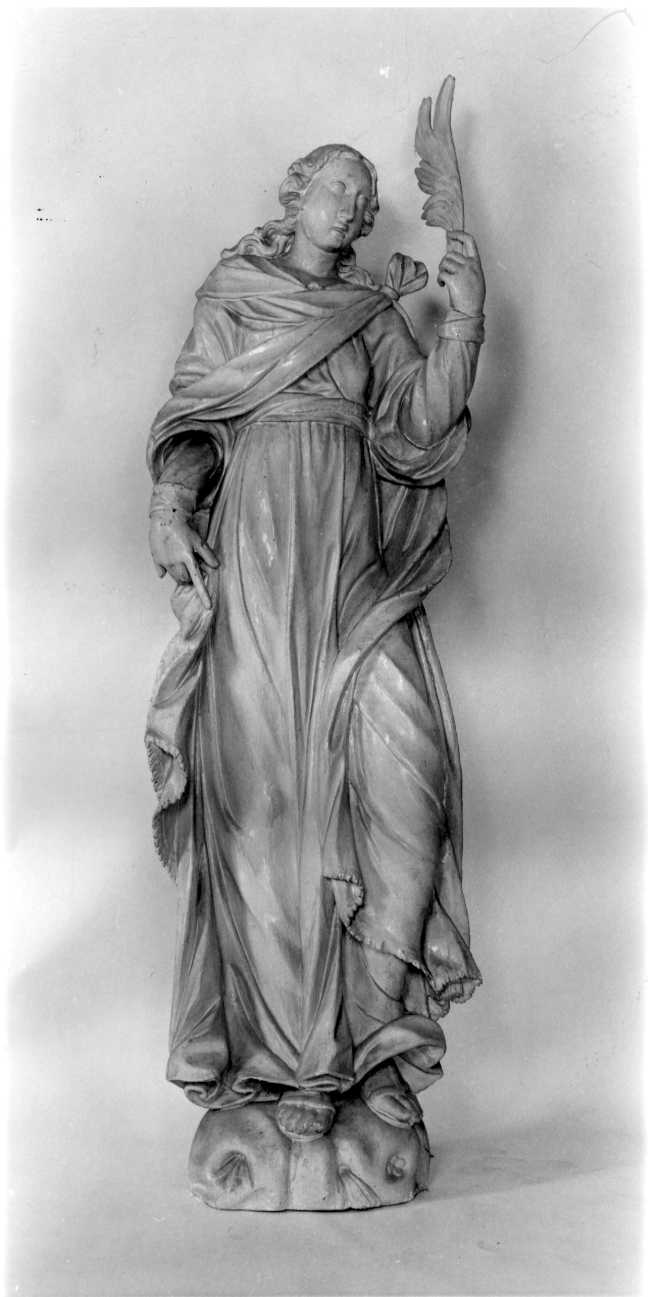 Sant'Apollonia (statua, opera isolata) - bottega piemontese (primo quarto sec. XVIII)