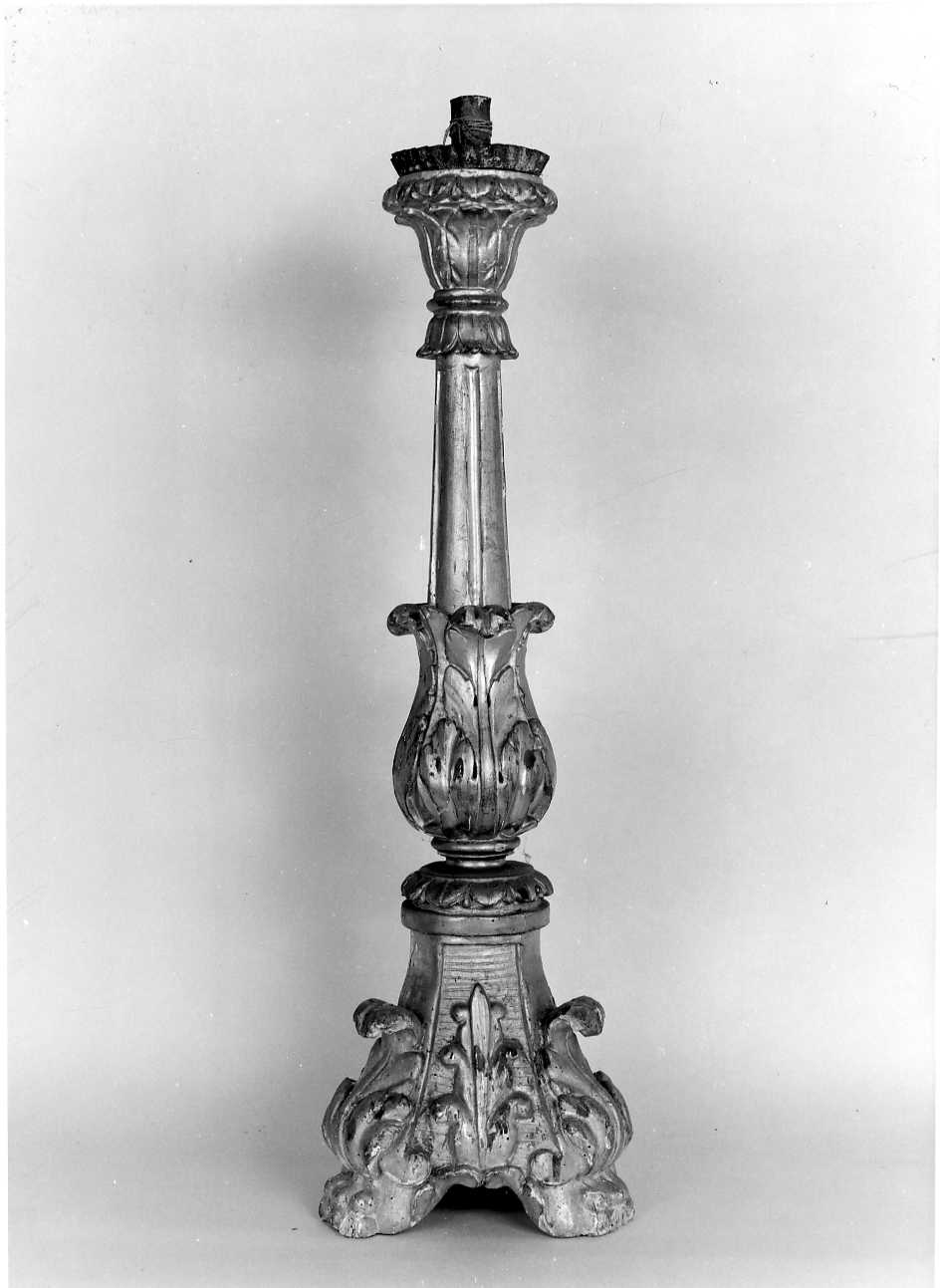 candeliere, serie - bottega piemontese (ultimo quarto sec. XVIII)