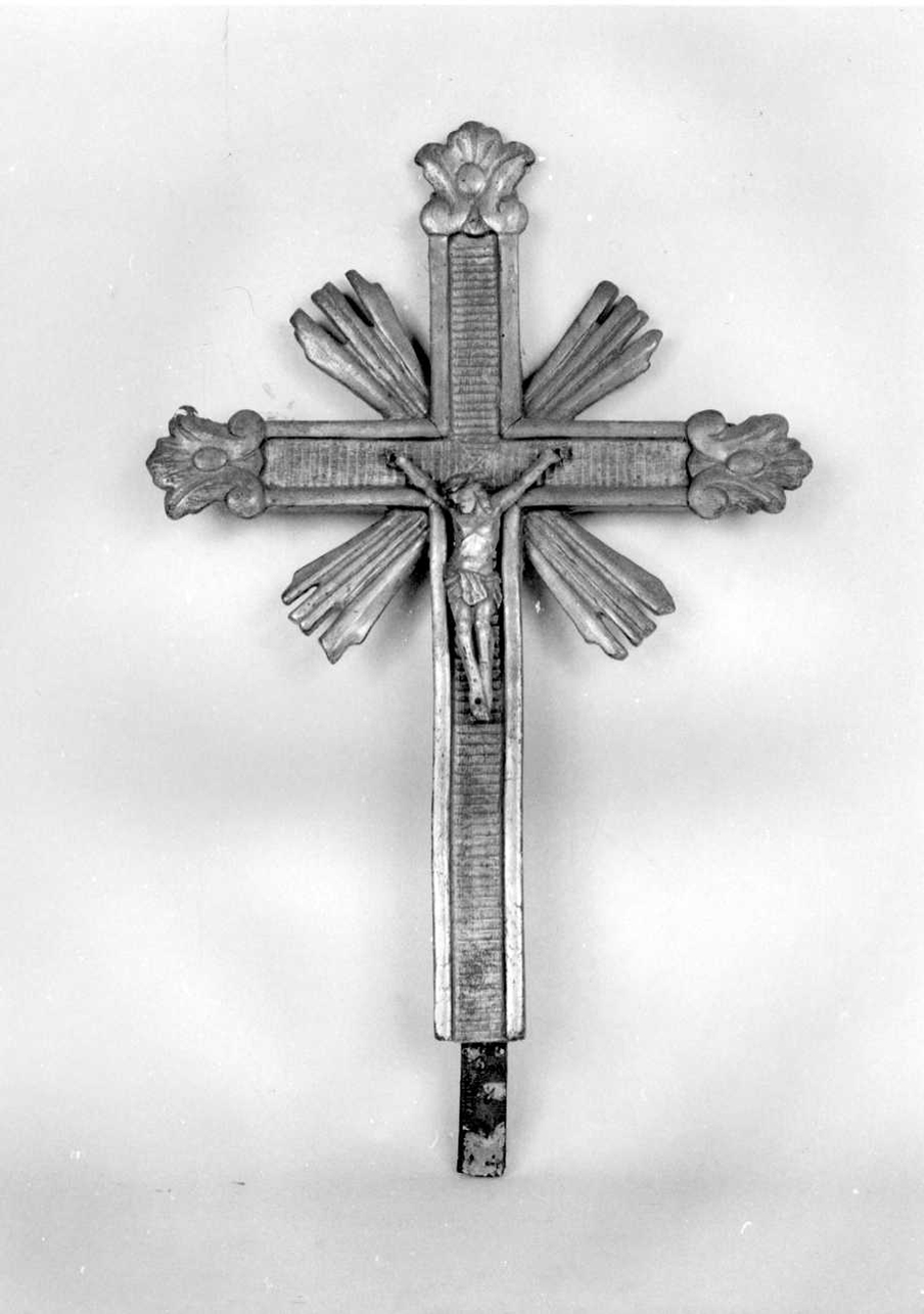 Cristo crocifisso (croce d'altare, opera isolata) - bottega piemontese (sec. XIX)