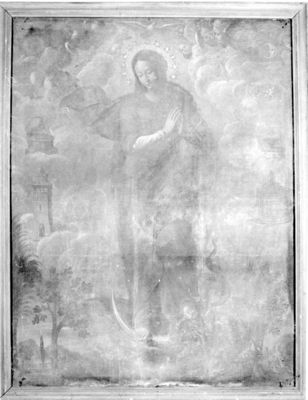 Madonna Immacolata (dipinto, opera isolata) - ambito piemontese (metà sec. XVIII)