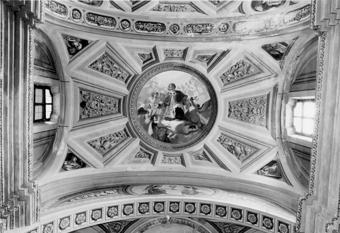 San Marco Evangelista (decorazione pittorica, elemento d'insieme) di Gauteri Francesco (metà sec. XIX)