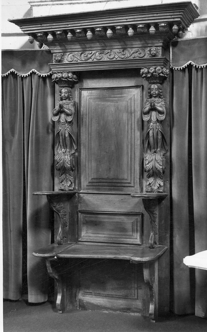 cattedra, opera isolata - bottega piemontese (prima metà sec. XVII)