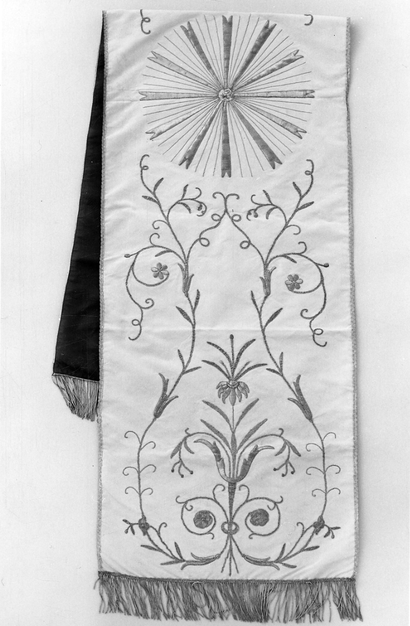 velo omerale, opera isolata - manifattura piemontese (inizio sec. XX)