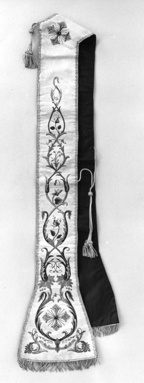 stola, opera isolata - manifattura piemontese (inizio sec. XX)