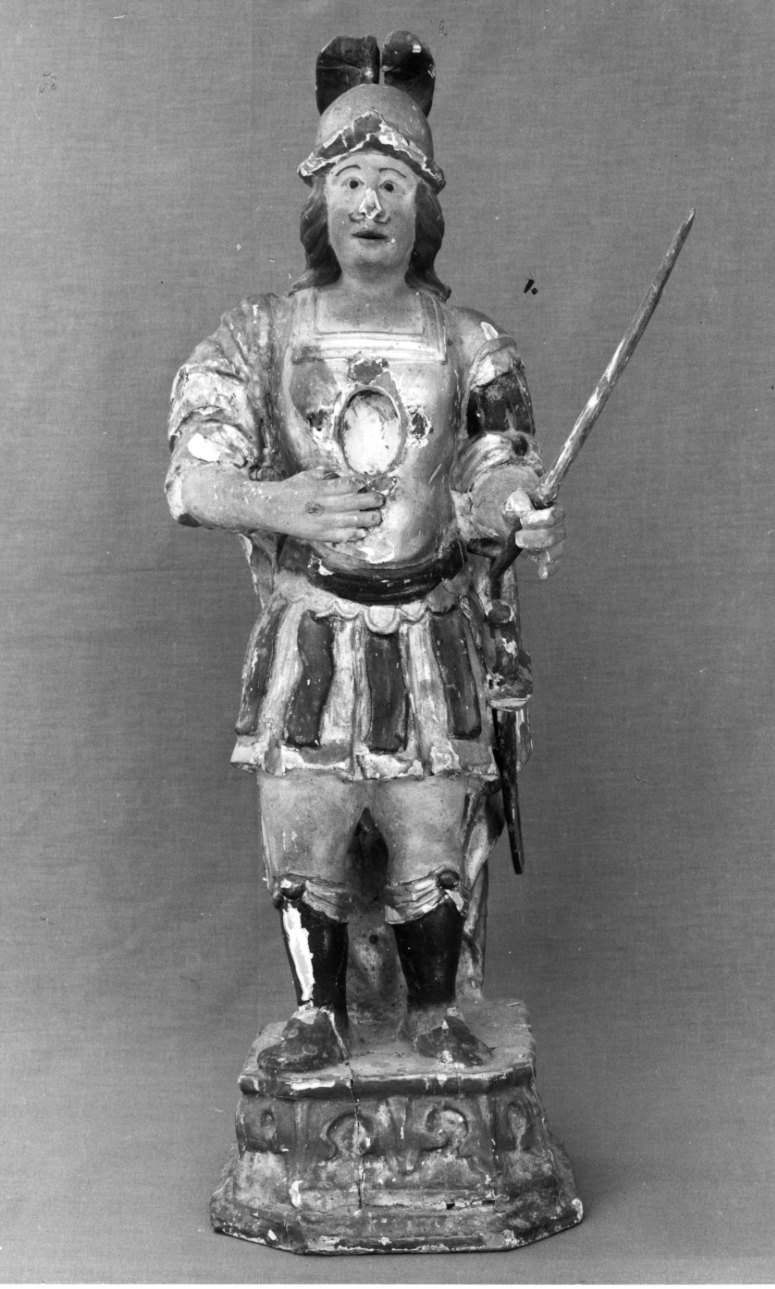 Santo (reliquiario - a statua, opera isolata) - bottega piemontese (seconda metà sec. XVII)