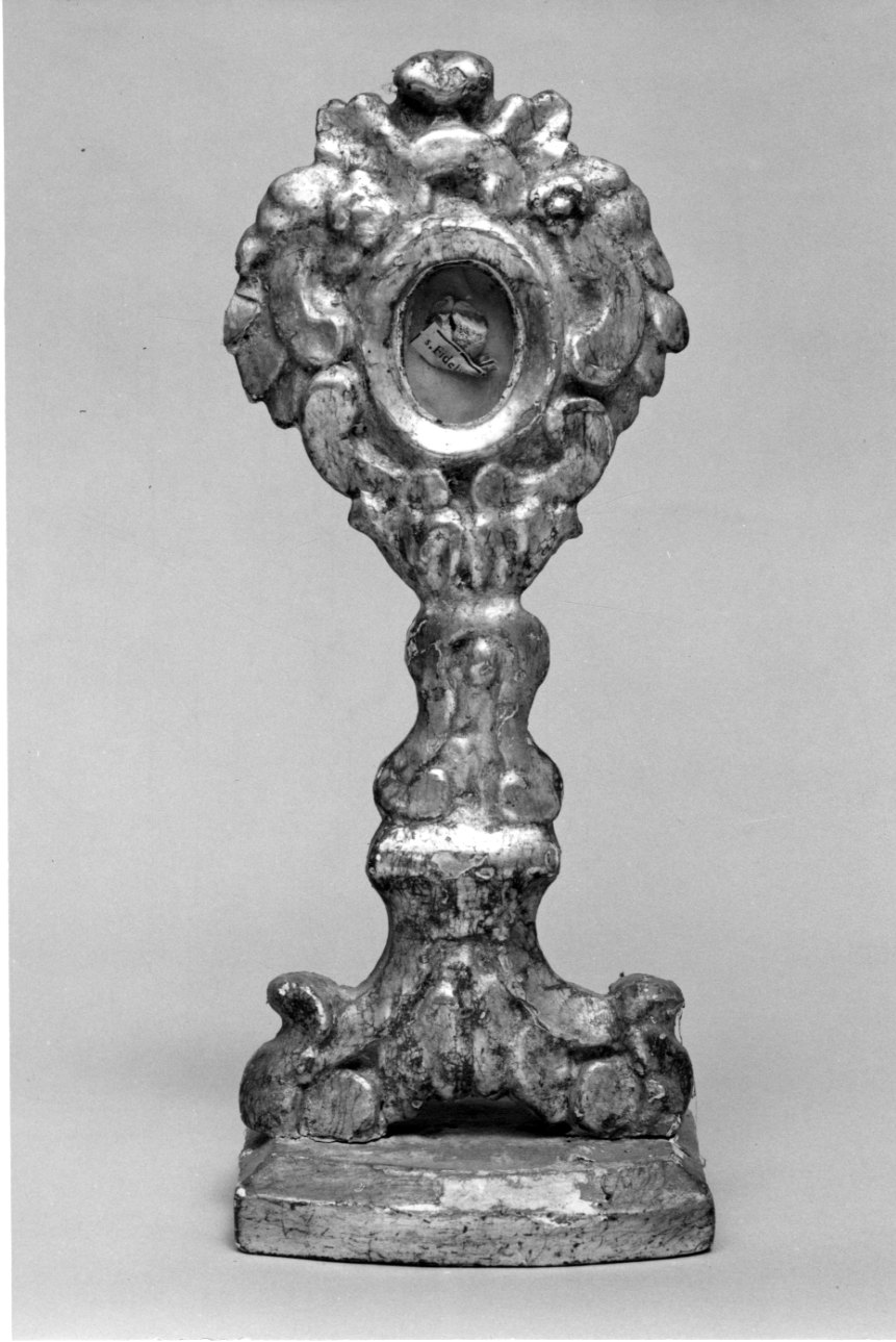 reliquiario - a ostensorio, opera isolata - bottega piemontese (fine sec. XVII)