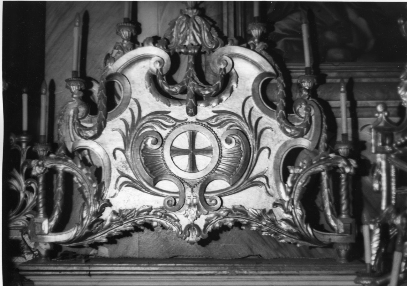 candelabro, serie - bottega saluzzese (seconda metà sec. XVIII)