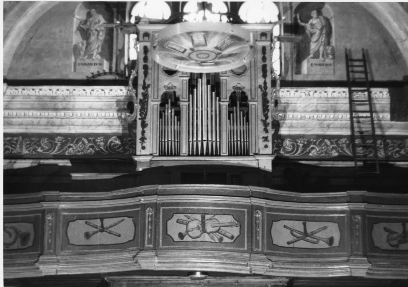 tribuna d'organo, opera isolata - bottega cuneese (metà sec. XVIII)