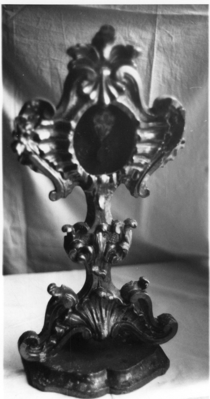 reliquiario - a ostensorio, opera isolata - bottega cuneese (metà sec. XVIII)