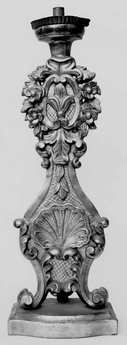 candeliere, serie - bottega piemontese (sec. XIX)