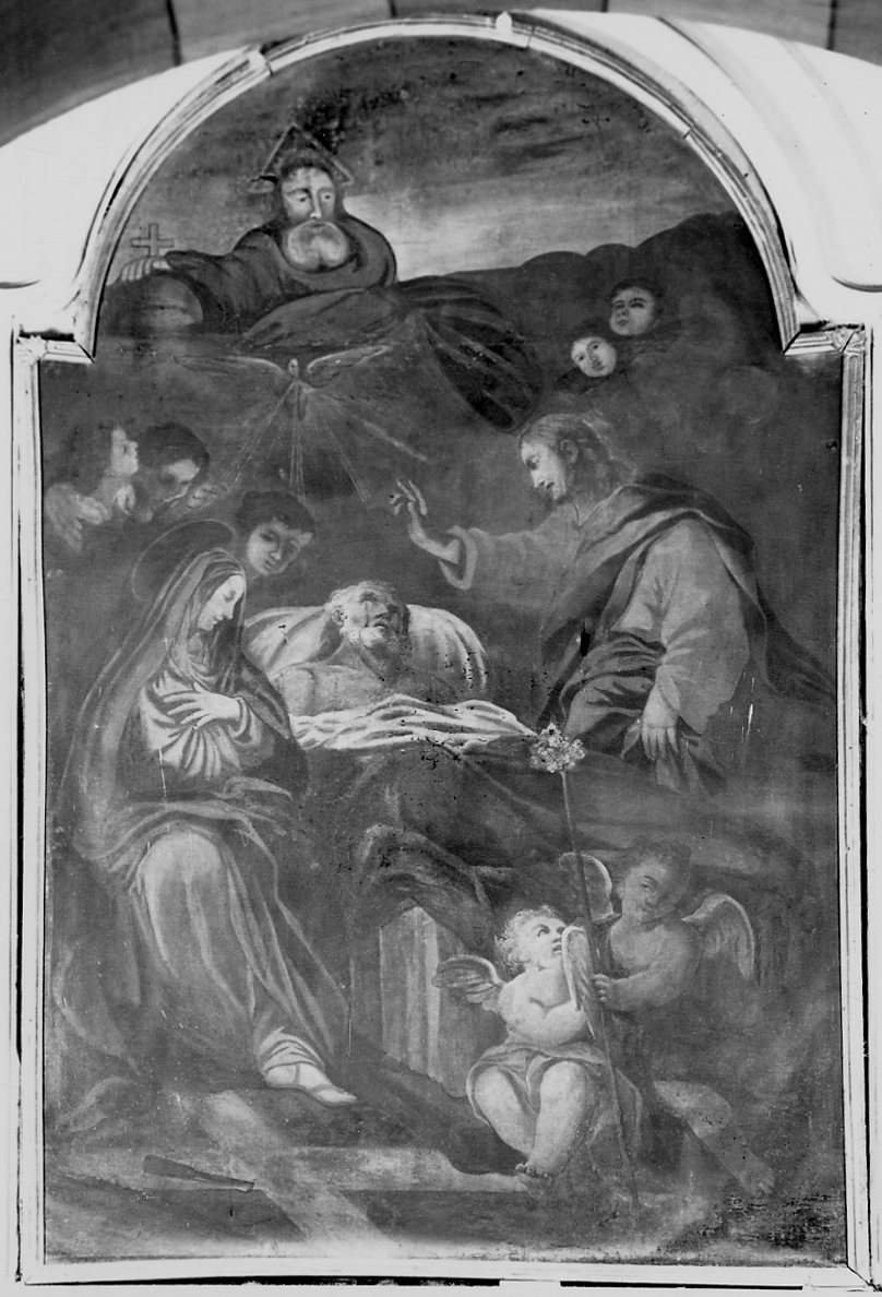 morte di San Giuseppe (dipinto, opera isolata) - ambito cuneese (prima metà sec. XVIII)